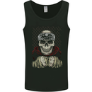Muay Thai Kickboxing Skull Fighter MMA Boxing Mens Vest Tank Top Black