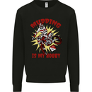 Mudding Hobby Motocross Dirt Bike MotoX Mens Sweatshirt Jumper Black