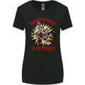 Mudding Hobby Motocross Dirt Bike MotoX Womens Wider Cut T-Shirt Black