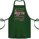 Mum and a Nurse Funny Mothers Day Gift Cotton Apron 100% Organic Forest Green