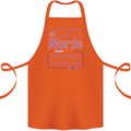Mum and a Nurse Funny Mothers Day Gift Cotton Apron 100% Organic Orange