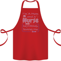 Mum and a Nurse Funny Mothers Day Gift Cotton Apron 100% Organic Red