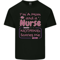 Mum and a Nurse Funny Mothers Day Gift Kids T-Shirt Childrens Black