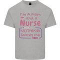 Mum and a Nurse Funny Mothers Day Gift Kids T-Shirt Childrens Sports Grey