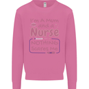 Mum and a Nurse Funny Mothers Day Gift Mens Sweatshirt Jumper Azalea