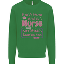 Mum and a Nurse Funny Mothers Day Gift Mens Sweatshirt Jumper Irish Green