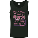 Mum and a Nurse Funny Mothers Day Gift Mens Vest Tank Top Black