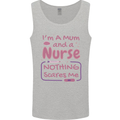 Mum and a Nurse Funny Mothers Day Gift Mens Vest Tank Top Sports Grey