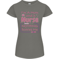 Mum and a Nurse Funny Mothers Day Gift Womens Petite Cut T-Shirt Charcoal