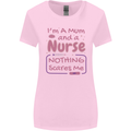 Mum and a Nurse Funny Mothers Day Gift Womens Wider Cut T-Shirt Light Pink