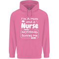 Mum and a Nurse Nothing Scares Me Mothers Day Childrens Kids Hoodie Azalea