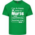 Mum and a Nurse Nothing Scares Me Mothers Day Kids T-Shirt Childrens Irish Green