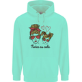 Mummy & Daughter Twice as Cute Mommy Childrens Kids Hoodie Peppermint