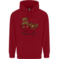 Mummy & Daughter Twice as Cute Mommy Childrens Kids Hoodie Red