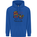 Mummy & Daughter Twice as Cute Mommy Childrens Kids Hoodie Royal Blue