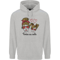 Mummy & Daughter Twice as Cute Mommy Childrens Kids Hoodie Sports Grey