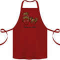 Mummy & Daughter Twice as Cute Mommy Cotton Apron 100% Organic Maroon