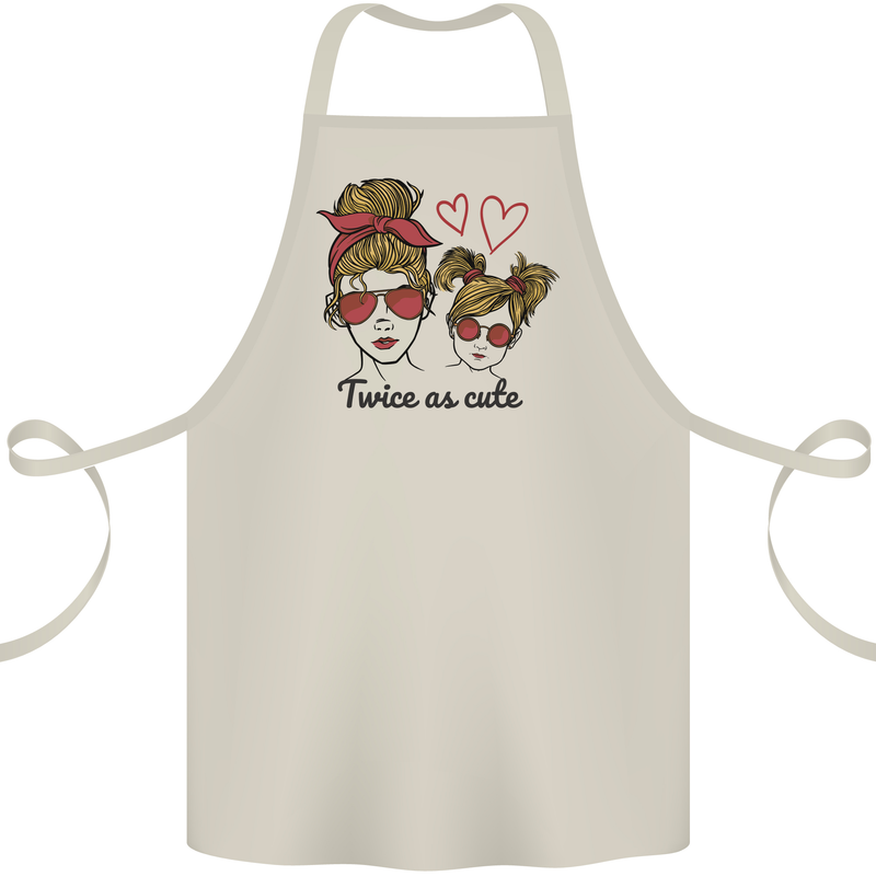 Mummy & Daughter Twice as Cute Mommy Cotton Apron 100% Organic Natural