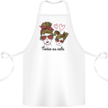 Mummy & Daughter Twice as Cute Mommy Cotton Apron 100% Organic White