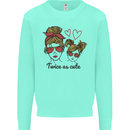 Mummy & Daughter Twice as Cute Mommy Kids Sweatshirt Jumper Peppermint