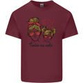 Mummy & Daughter Twice as Cute Mommy Mens Cotton T-Shirt Tee Top Maroon