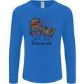 Mummy & Daughter Twice as Cute Mommy Mens Long Sleeve T-Shirt Royal Blue