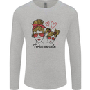 Mummy & Daughter Twice as Cute Mommy Mens Long Sleeve T-Shirt Sports Grey
