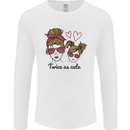 Mummy & Daughter Twice as Cute Mommy Mens Long Sleeve T-Shirt White