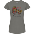 Mummy & Daughter Twice as Cute Mommy Womens Petite Cut T-Shirt Charcoal