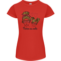 Mummy & Daughter Twice as Cute Mommy Womens Petite Cut T-Shirt Red