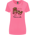 Mummy & Daughter Twice as Cute Mommy Womens Wider Cut T-Shirt Azalea