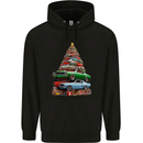 Muscle Car Christmas Tree Xmas Classic Childrens Kids Hoodie Black
