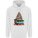 Muscle Car Christmas Tree Xmas Classic Childrens Kids Hoodie White