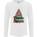 Muscle Car Christmas Tree Xmas Classic Mens Long Sleeve T-Shirt White