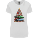 Muscle Car Christmas Tree Xmas Classic Womens Wider Cut T-Shirt White