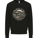 Mushroom Circle Foraging Fungi Forage Mens Sweatshirt Jumper Black