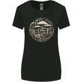 Mushroom Circle Foraging Fungi Forage Womens Wider Cut T-Shirt Black