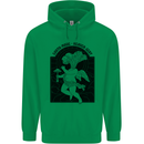 Mushrooms Earth Made Heaven Sent Fungi Childrens Kids Hoodie Irish Green