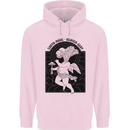 Mushrooms Earth Made Heaven Sent Fungi Childrens Kids Hoodie Light Pink