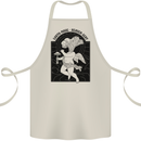 Mushrooms Earth Made Heaven Sent Fungi Cotton Apron 100% Organic Natural