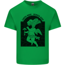 Mushrooms Earth Made Heaven Sent Fungi Kids T-Shirt Childrens Irish Green