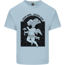 Mushrooms Earth Made Heaven Sent Fungi Kids T-Shirt Childrens Light Blue