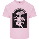 Mushrooms Earth Made Heaven Sent Fungi Kids T-Shirt Childrens Light Pink