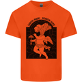Mushrooms Earth Made Heaven Sent Fungi Kids T-Shirt Childrens Orange