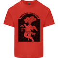 Mushrooms Earth Made Heaven Sent Fungi Kids T-Shirt Childrens Red