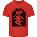 Mushrooms Earth Made Heaven Sent Fungi Kids T-Shirt Childrens Red