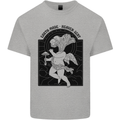Mushrooms Earth Made Heaven Sent Fungi Kids T-Shirt Childrens Sports Grey