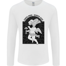 Mushrooms Earth Made Heaven Sent Fungi Mens Long Sleeve T-Shirt White