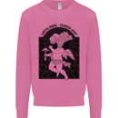 Mushrooms Earth Made Heaven Sent Fungi Mens Sweatshirt Jumper Azalea