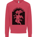 Mushrooms Earth Made Heaven Sent Fungi Mens Sweatshirt Jumper Heliconia